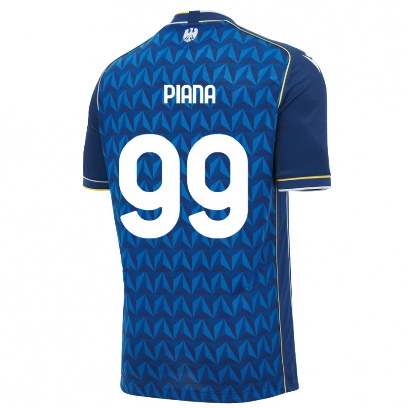 Danxen Kvinnor Edoardo Piana #99 Kunglig Blå Vit Blå Bortatröja Matchtröjor 2026/27 Tröjor T-Tröja