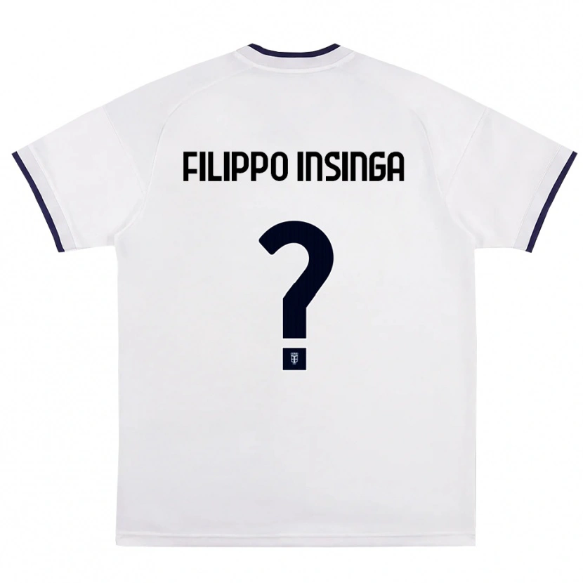 Danxen Kvinnor Samuele Filippo Insinga #0 Vit Röd Kunglig Blå Bortatröja Matchtröjor 2026/27 Tröjor T-Tröja