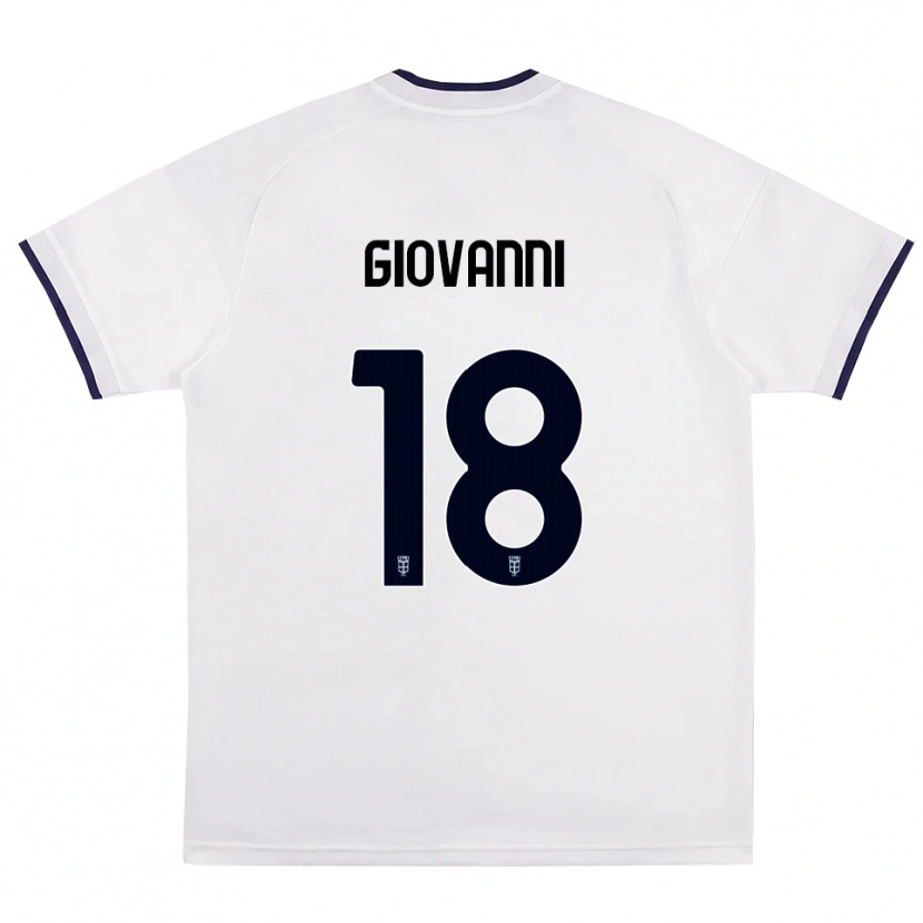 Danxen Kvinnor Giovanni Di Iulio Lopes #18 Vit Röd Kunglig Blå Bortatröja Matchtröjor 2026/27 Tröjor T-Tröja