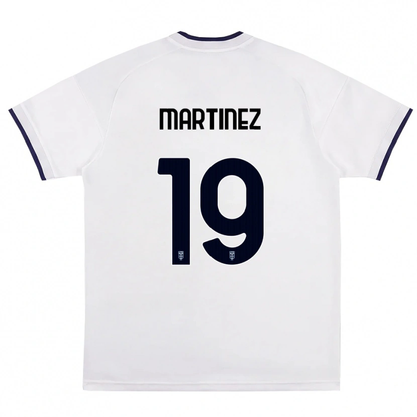 Danxen Kvinnor Diego Martinez #19 Vit Röd Kunglig Blå Bortatröja Matchtröjor 2026/27 Tröjor T-Tröja