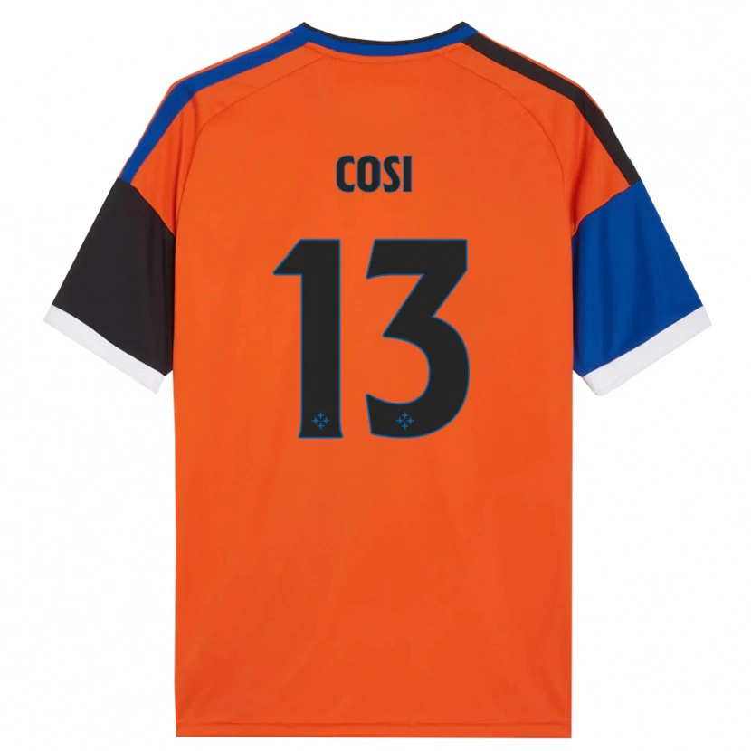 Danxen Kvinnor Tommaso Cosi #13 Orange Blå Svart Vit Bortatröja Matchtröjor 2026/27 Tröjor T-Tröja