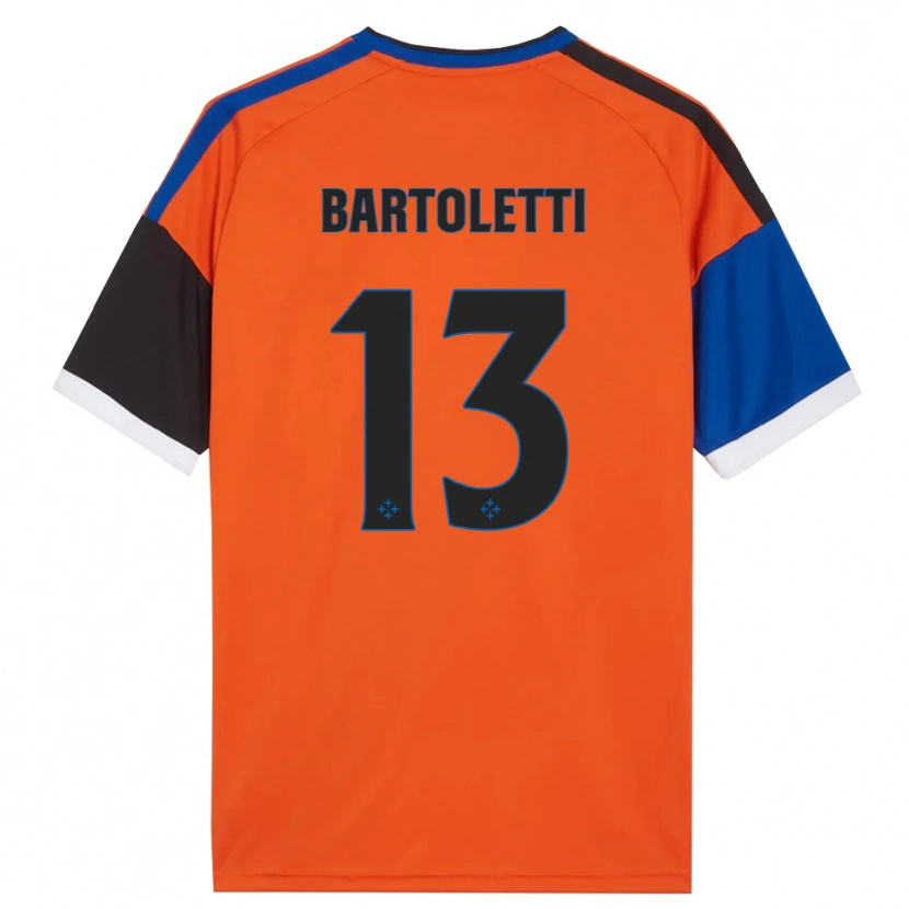 Danxen Kvinnor Diego Bartoletti #13 Orange Blå Svart Vit Bortatröja Matchtröjor 2026/27 Tröjor T-Tröja