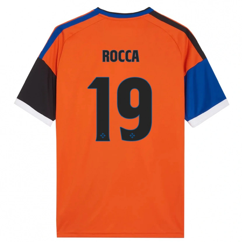 Danxen Kvinnor Lorenzo Rocca #19 Orange Blå Svart Vit Bortatröja Matchtröjor 2026/27 Tröjor T-Tröja