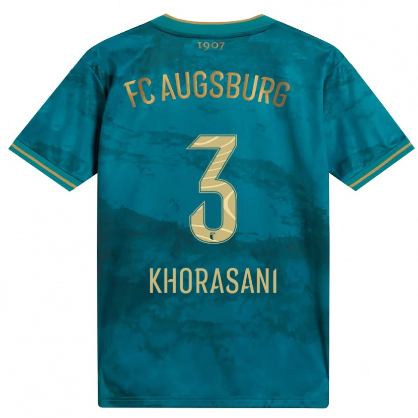 Danxen Kvinnor Ahmad Khorasani #3 Grön Brun Bortatröja Matchtröjor 2026/27 Tröjor T-Tröja
