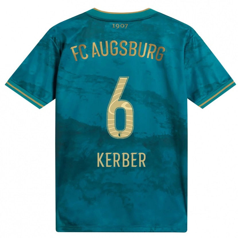 Danxen Kvinnor Luca Kerber #6 Grön Brun Bortatröja Matchtröjor 2026/27 Tröjor T-Tröja