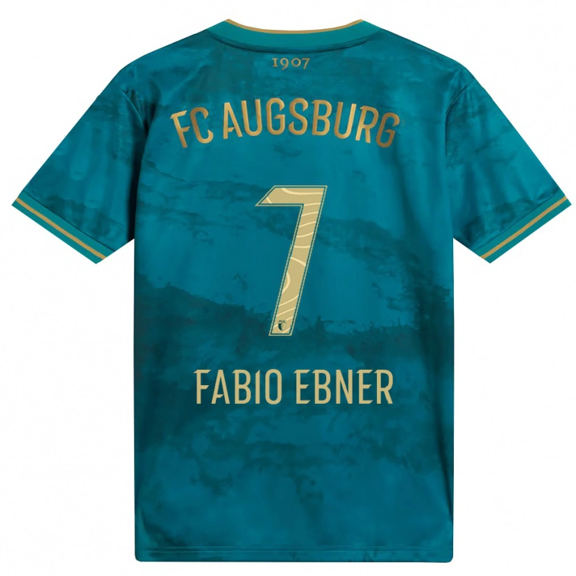 Danxen Kvinnor Fabio Ebner #7 Grön Brun Bortatröja Matchtröjor 2026/27 Tröjor T-Tröja