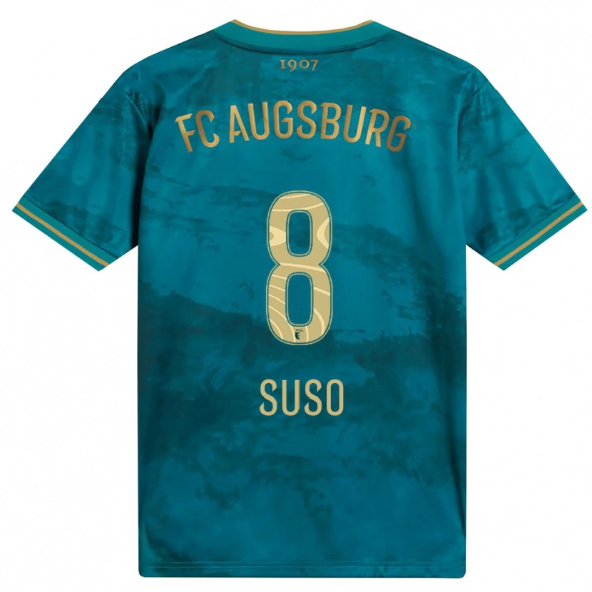 Danxen Kvinnor Sima Suso #8 Grön Brun Bortatröja Matchtröjor 2026/27 Tröjor T-Tröja