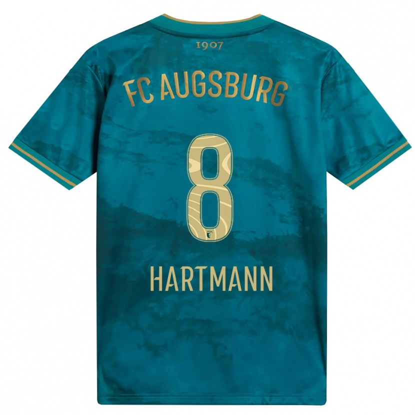 Danxen Kvinnor Mika Hartmann #8 Grön Brun Bortatröja Matchtröjor 2026/27 Tröjor T-Tröja