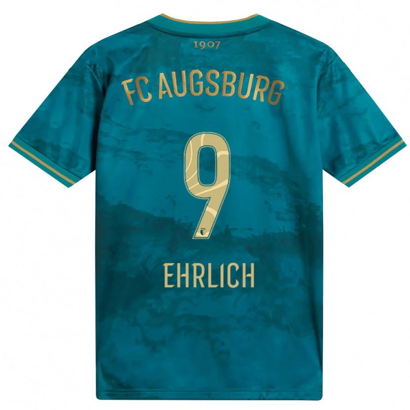 Danxen Kvinnor Lucas Ehrlich #9 Grön Brun Bortatröja Matchtröjor 2026/27 Tröjor T-Tröja