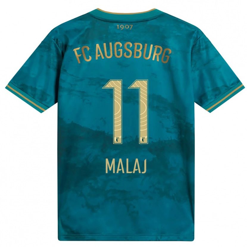 Danxen Kvinnor Aris Malaj #11 Grön Brun Bortatröja Matchtröjor 2026/27 Tröjor T-Tröja