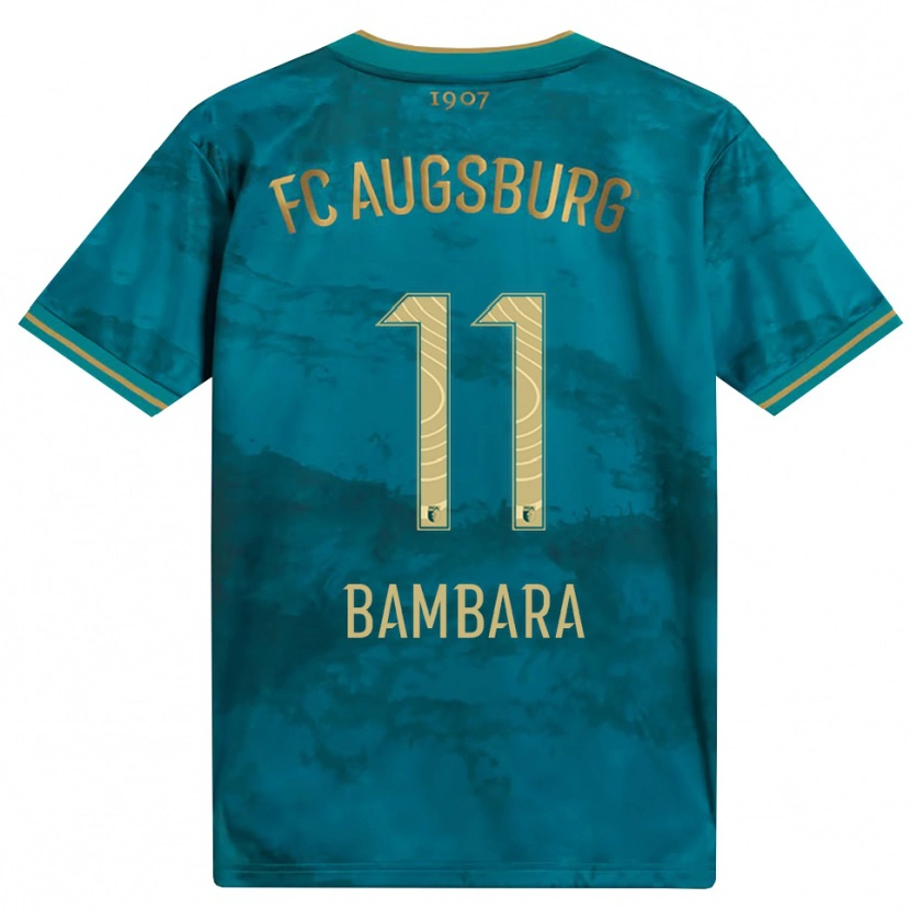 Danxen Kvinnor Jermaine Bambara #11 Grön Brun Bortatröja Matchtröjor 2026/27 Tröjor T-Tröja