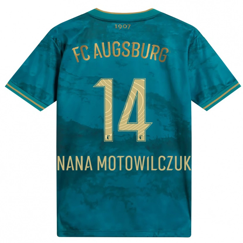Danxen Kvinnor Kevin Nana #14 Grön Brun Bortatröja Matchtröjor 2026/27 Tröjor T-Tröja