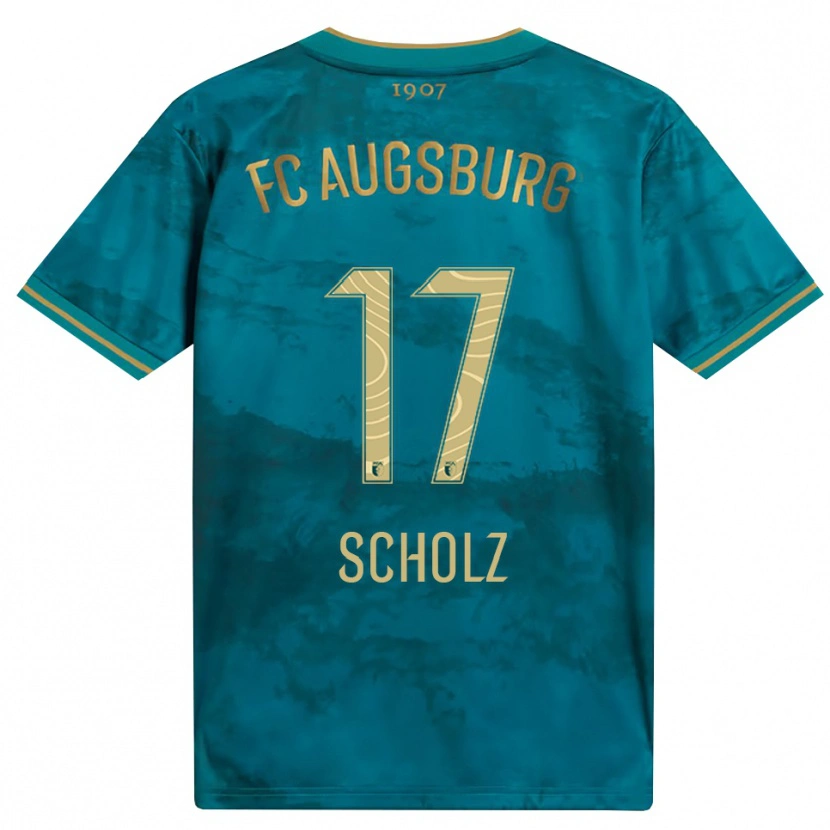Danxen Kvinnor Jerome Scholz #17 Grön Brun Bortatröja Matchtröjor 2026/27 Tröjor T-Tröja