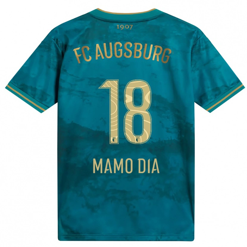 Danxen Kvinnor Amadou Mamo Dia #18 Grön Brun Bortatröja Matchtröjor 2026/27 Tröjor T-Tröja