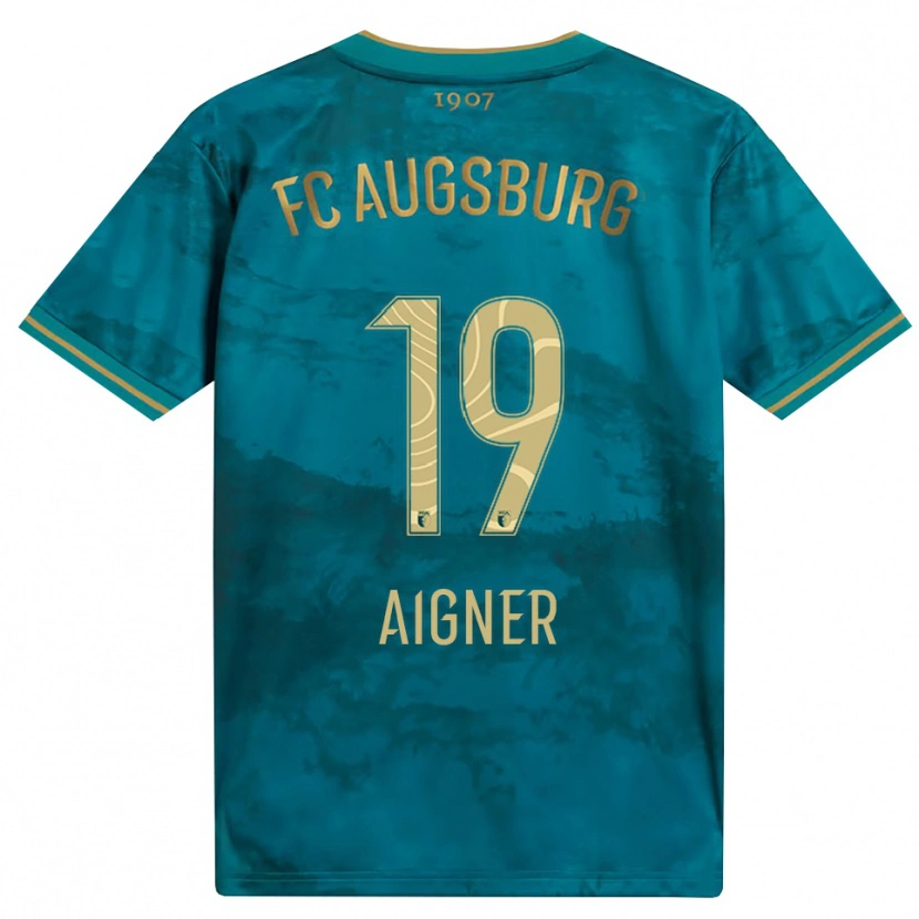 Danxen Kvinnor Lukas Aigner #19 Grön Brun Bortatröja Matchtröjor 2026/27 Tröjor T-Tröja