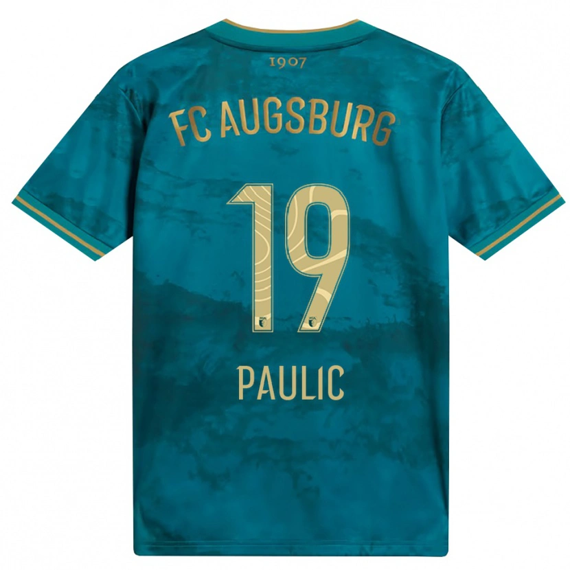 Danxen Kvinnor Anthony Paulic #19 Grön Brun Bortatröja Matchtröjor 2026/27 Tröjor T-Tröja