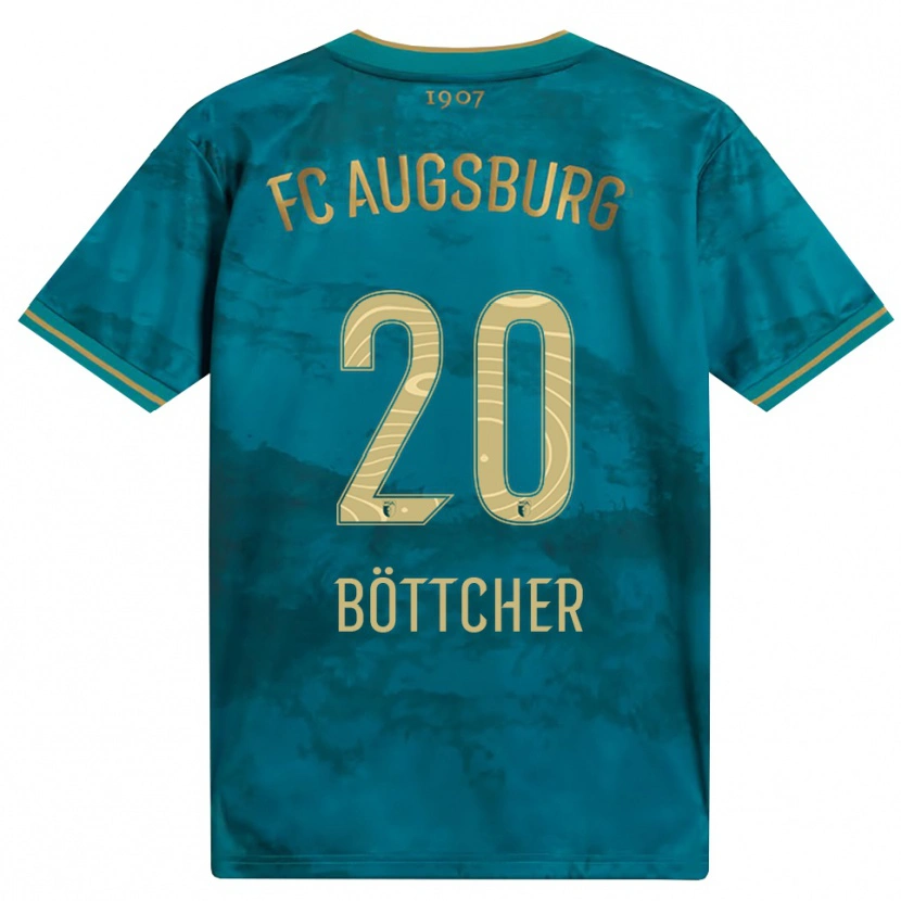 Danxen Kvinnor Antonia Böttcher #20 Grön Brun Bortatröja Matchtröjor 2026/27 Tröjor T-Tröja