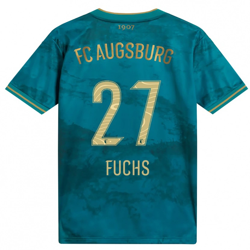 Danxen Kvinnor Nina Fuchs #27 Grön Brun Bortatröja Matchtröjor 2026/27 Tröjor T-Tröja