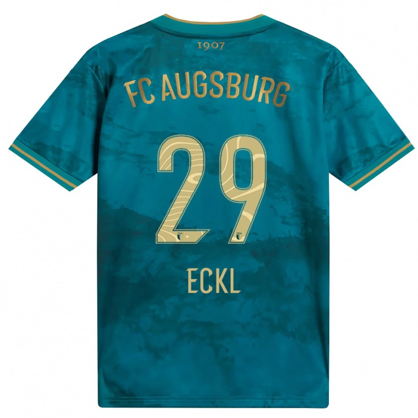 Danxen Kvinnor Florian Eckl #29 Grön Brun Bortatröja Matchtröjor 2026/27 Tröjor T-Tröja
