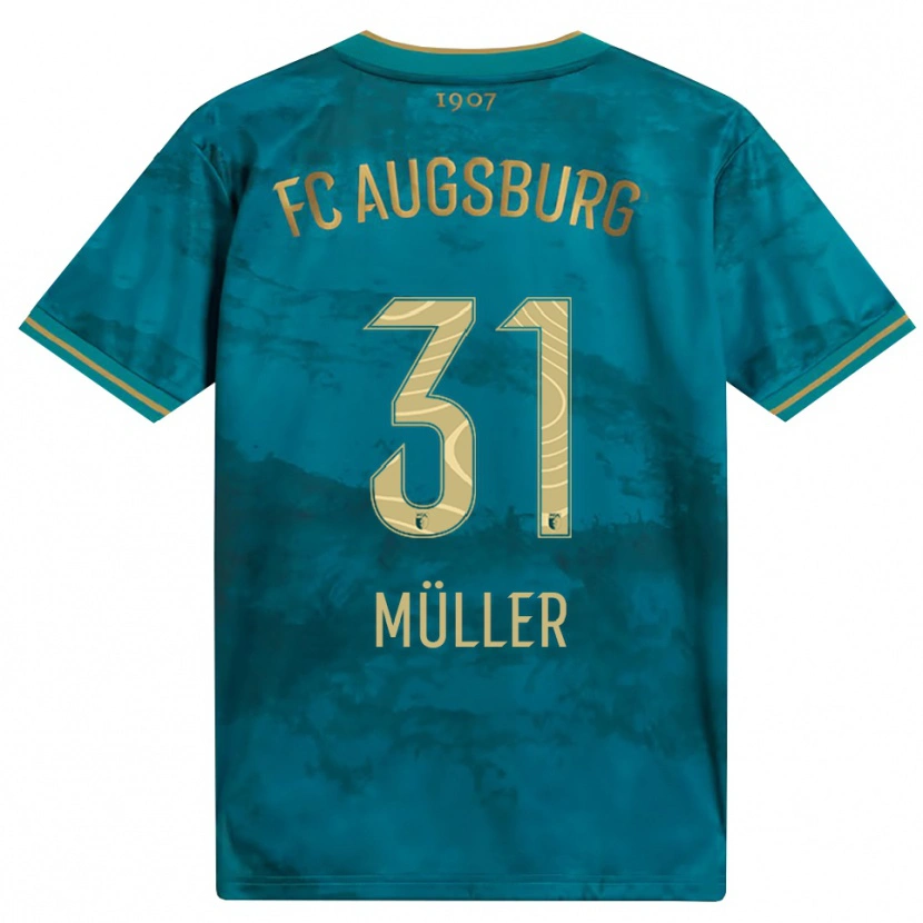 Danxen Kvinnor Noah Müller #31 Grön Brun Bortatröja Matchtröjor 2026/27 Tröjor T-Tröja