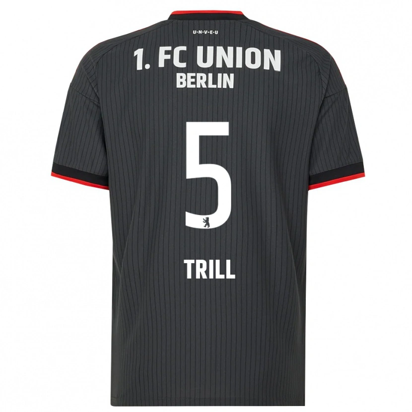 Danxen Kvinnor Santiago Trill #5 Svart Vit Röd Bortatröja Matchtröjor 2026/27 Tröjor T-Tröja
