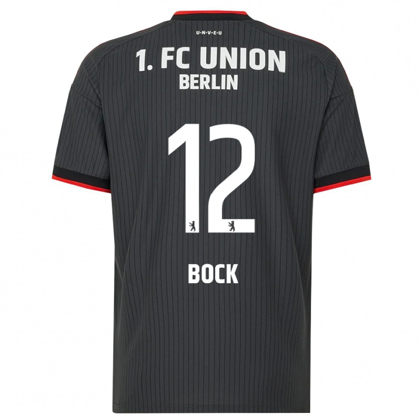 Danxen Kvinnor Maximilian Bock #12 Svart Vit Röd Bortatröja Matchtröjor 2026/27 Tröjor T-Tröja