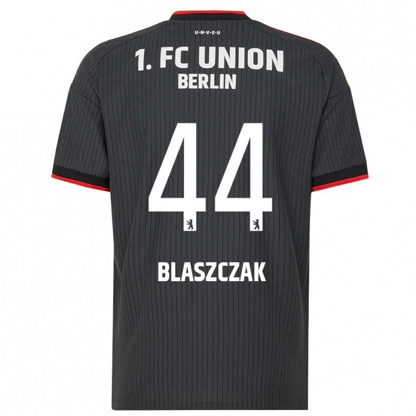 Danxen Kvinnor Tim Blaszczak #44 Svart Vit Röd Bortatröja Matchtröjor 2026/27 Tröjor T-Tröja
