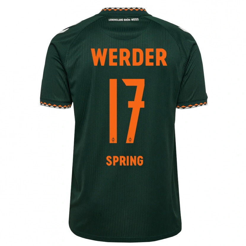Danxen Kvinnor Ole Spring #17 Mörkgrön Orange Vit Bortatröja Matchtröjor 2026/27 Tröjor T-Tröja