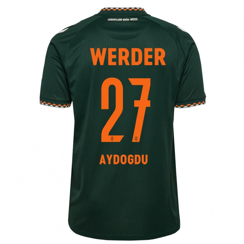 Danxen Kvinnor Onur Aydogdu #27 Mörkgrön Orange Vit Bortatröja Matchtröjor 2026/27 Tröjor T-Tröja