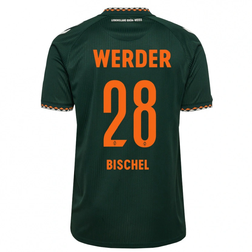 Danxen Kvinnor Devin Bischel #28 Mörkgrön Orange Vit Bortatröja Matchtröjor 2026/27 Tröjor T-Tröja