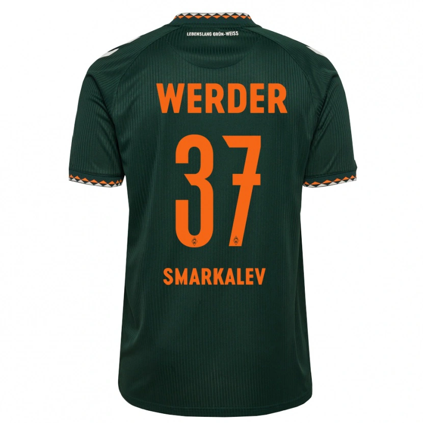 Danxen Kvinnor Stefan Smarkalev #37 Mörkgrön Orange Vit Bortatröja Matchtröjor 2026/27 Tröjor T-Tröja