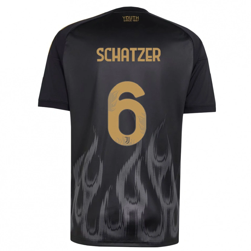 Danxen Kvinnor Eva Schatzer #6 Svart Brun Tredjesatsen Matchtröjor 2026/27 Tröjor T-Tröja