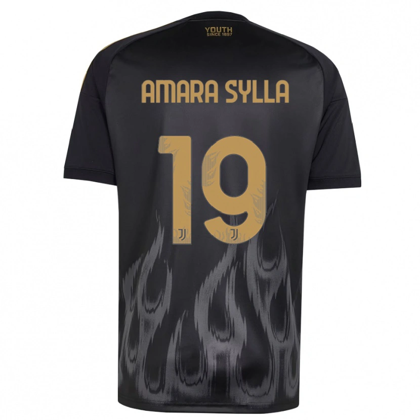 Danxen Kvinnor Idris Amara Sylla #19 Svart Brun Tredjesatsen Matchtröjor 2026/27 Tröjor T-Tröja