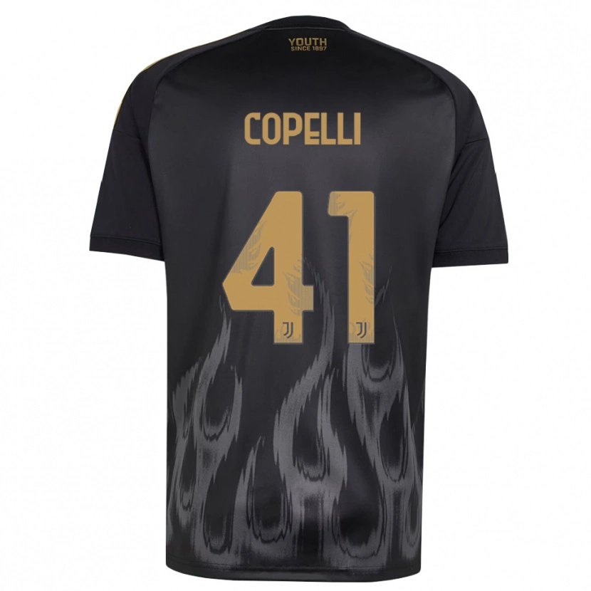 Danxen Kvinnor Anna Copelli #41 Svart Brun Tredjesatsen Matchtröjor 2026/27 Tröjor T-Tröja