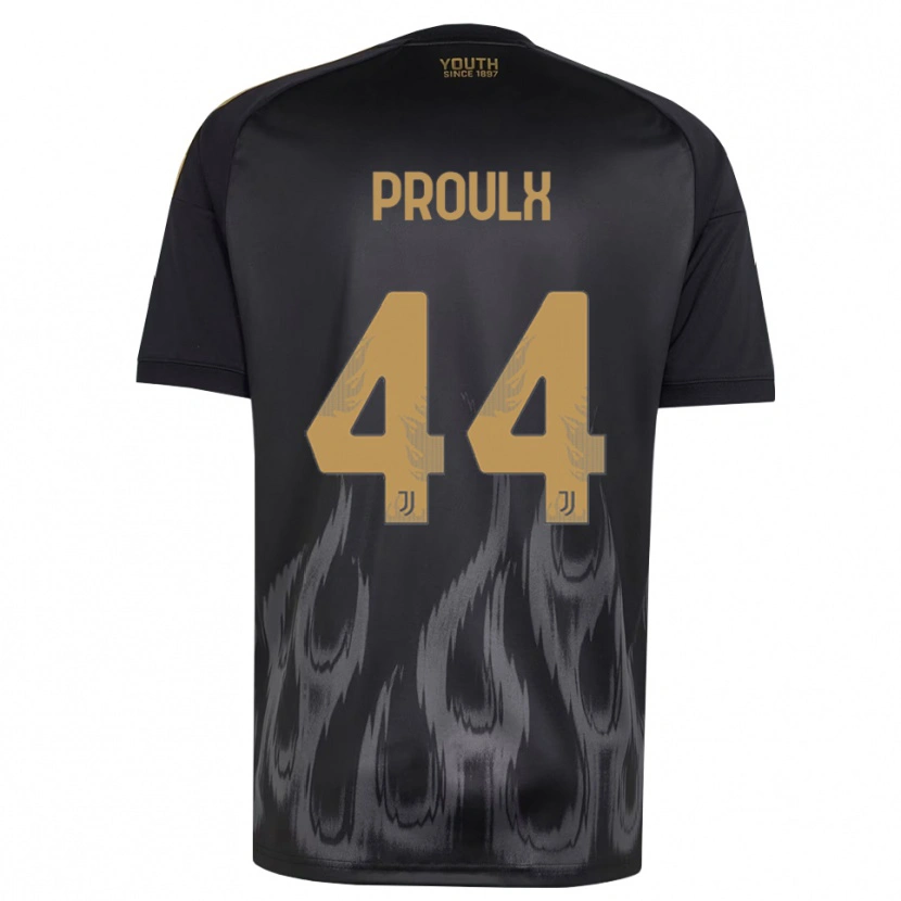 Danxen Kvinnor Lysianne Proulx #44 Svart Brun Tredjesatsen Matchtröjor 2026/27 Tröjor T-Tröja