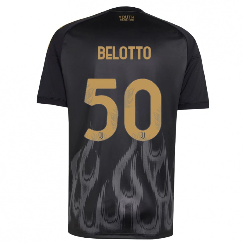 Danxen Kvinnor Soledad Belotto #50 Svart Brun Tredjesatsen Matchtröjor 2026/27 Tröjor T-Tröja