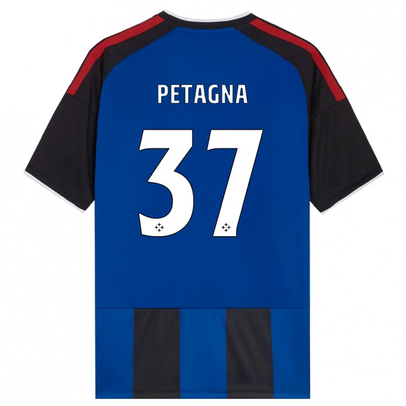 Danxen Kvinnor Andrea Petagna #37 Svart Röd Vit Blå Hemmatröja Matchtröjor 2026/27 Tröjor T-Tröja