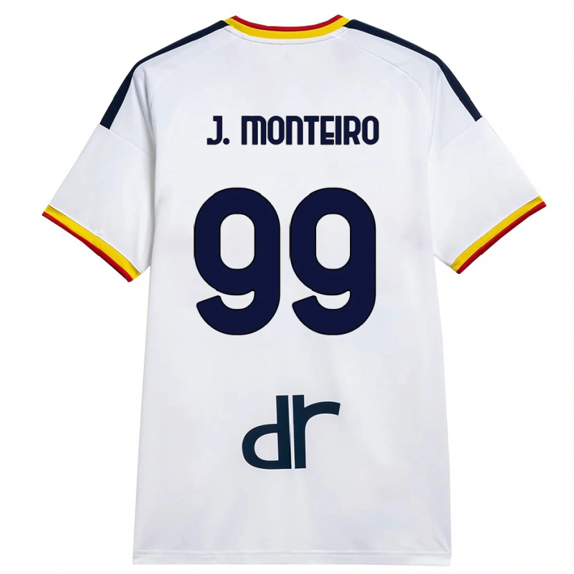 Danxen Kvinnor Joël Monteiro #99 Vit Gul Röd Bortatröja Matchtröjor 2026/27 Tröjor T-Tröja