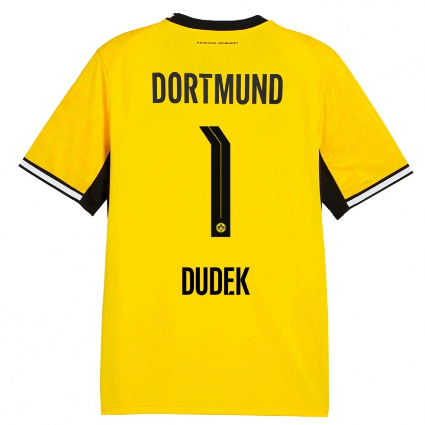 Danxen Barn Daniel Dudek #1 Gul Svart Vit Hemmatröja Matchtröjor 2026/27 Tröjor T-Tröja