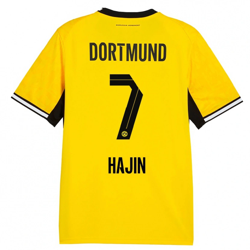 Danxen Barn So Hajin #7 Gul Svart Vit Hemmatröja Matchtröjor 2026/27 Tröjor T-Tröja