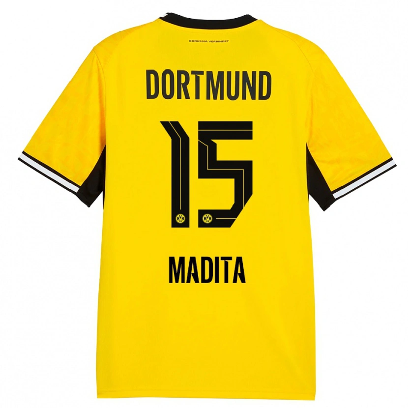 Danxen Barn Kohorst Madita #15 Gul Svart Vit Hemmatröja Matchtröjor 2026/27 Tröjor T-Tröja