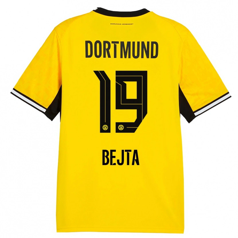 Danxen Barn Adriano Bejta #19 Gul Svart Vit Hemmatröja Matchtröjor 2026/27 Tröjor T-Tröja