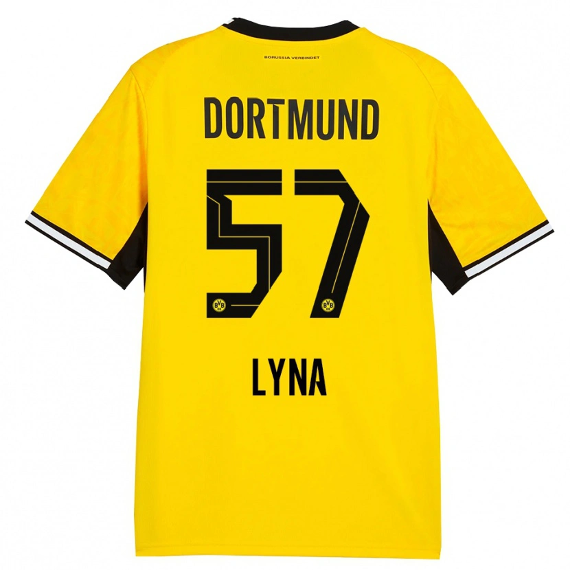 Danxen Barn Schwarz Lyna #57 Gul Svart Vit Hemmatröja Matchtröjor 2026/27 Tröjor T-Tröja