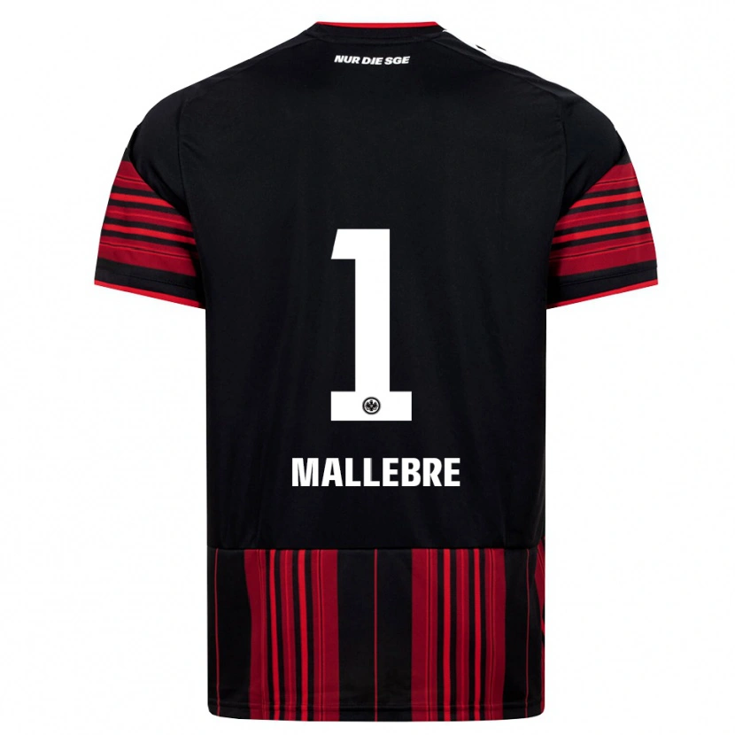 Danxen Barn Aaron Mallebre #1 Svart Röd Vit Hemmatröja Matchtröjor 2026/27 Tröjor T-Tröja