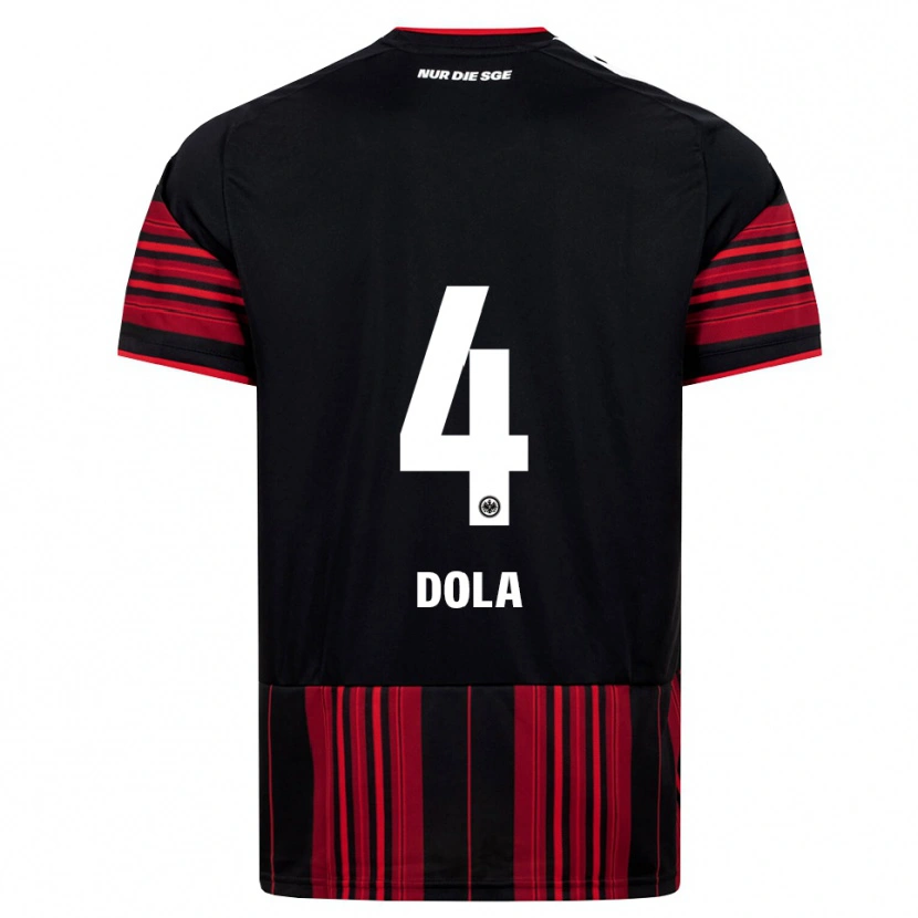 Danxen Barn Igor Dola #4 Svart Röd Vit Hemmatröja Matchtröjor 2026/27 Tröjor T-Tröja
