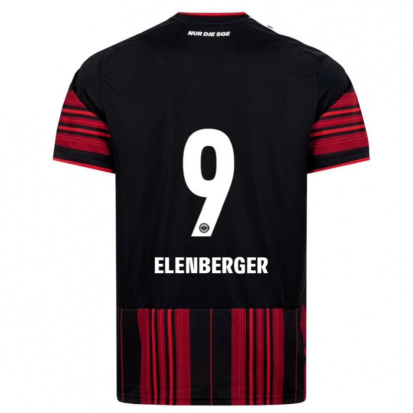 Danxen Barn Samuel Elenberger #9 Svart Röd Vit Hemmatröja Matchtröjor 2026/27 Tröjor T-Tröja