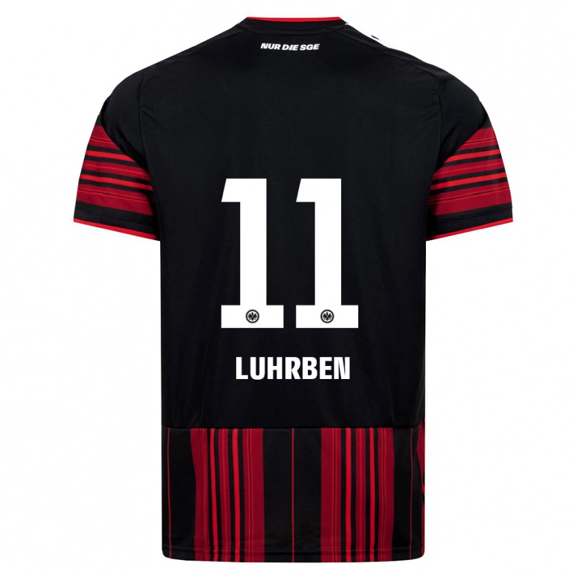 Danxen Barn Nina Lührßen #11 Svart Röd Vit Hemmatröja Matchtröjor 2026/27 Tröjor T-Tröja