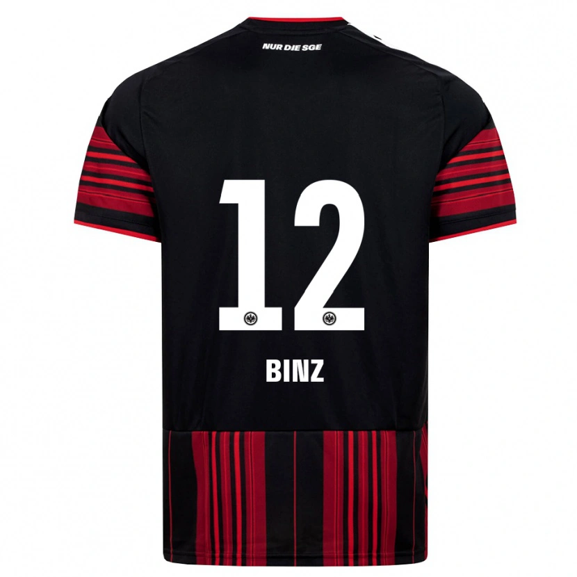 Danxen Barn Sam Binz #12 Svart Röd Vit Hemmatröja Matchtröjor 2026/27 Tröjor T-Tröja