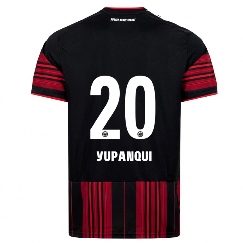 Danxen Barn Philipp Eisele Yupanqui #20 Svart Röd Vit Hemmatröja Matchtröjor 2026/27 Tröjor T-Tröja