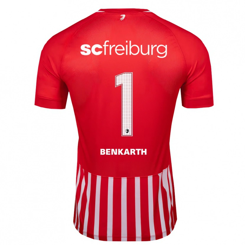 Danxen Barn Laura Benkarth #1 Röd Vit Svart Hemmatröja Matchtröjor 2026/27 Tröjor T-Tröja